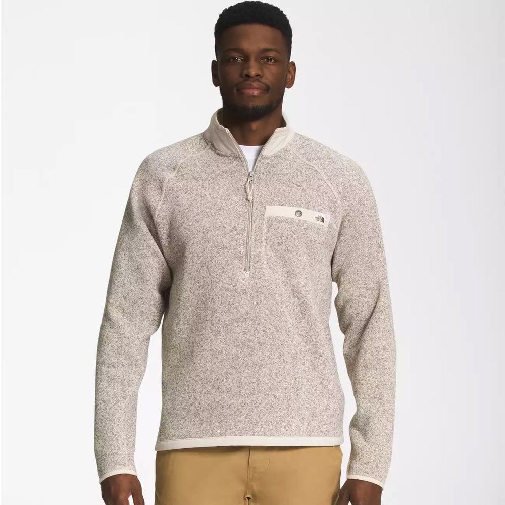 The North Face Gordon Lyons Quarter ¼ Zip Men’s Knit Fleece Sweater  New w/ Tags